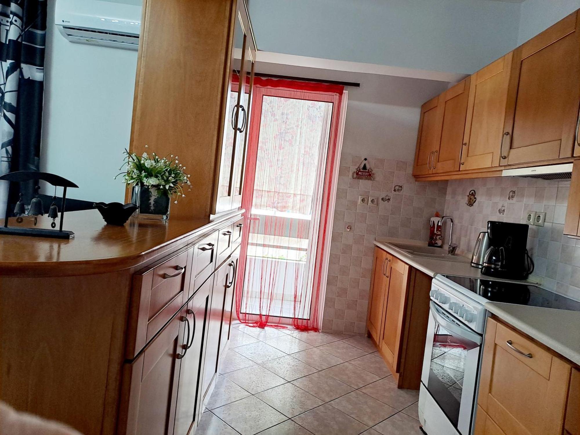 Bright Apartment In Nea Palatia • Oropos Kültér fotó