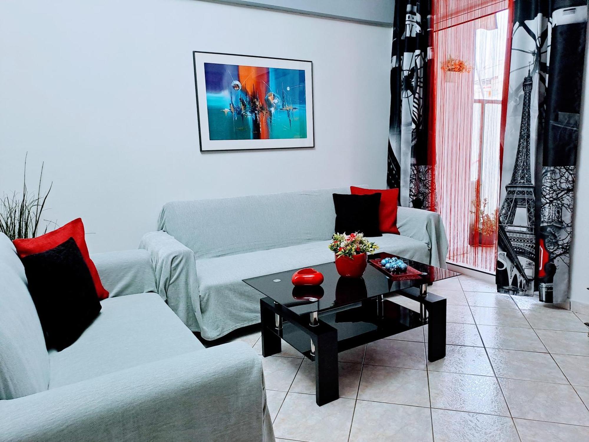 Bright Apartment In Nea Palatia • Oropos Kültér fotó