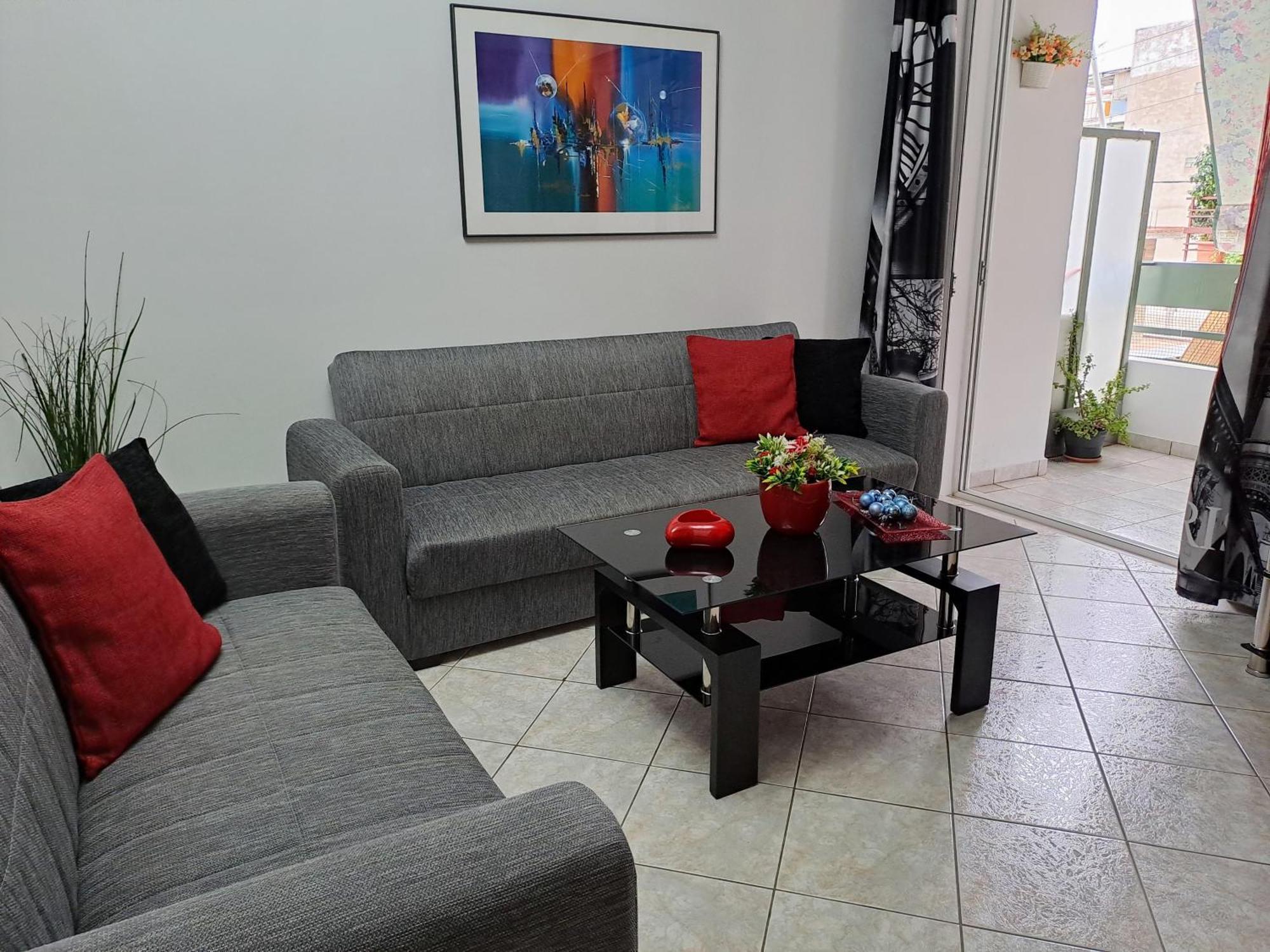 Bright Apartment In Nea Palatia • Oropos Kültér fotó